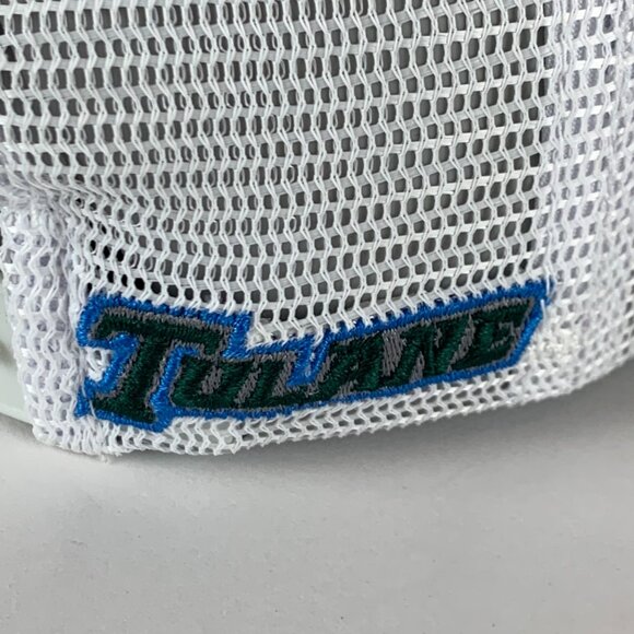Tulane Green Wave NCAA Green White Top of the World Snapback Trucker Hat - Picture 4 of 5